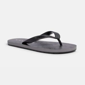 Coach flip flops size 9